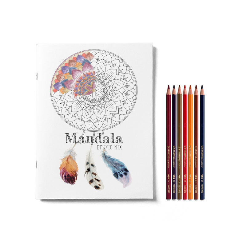Quaderno Mandala da colorare - PaperVictim