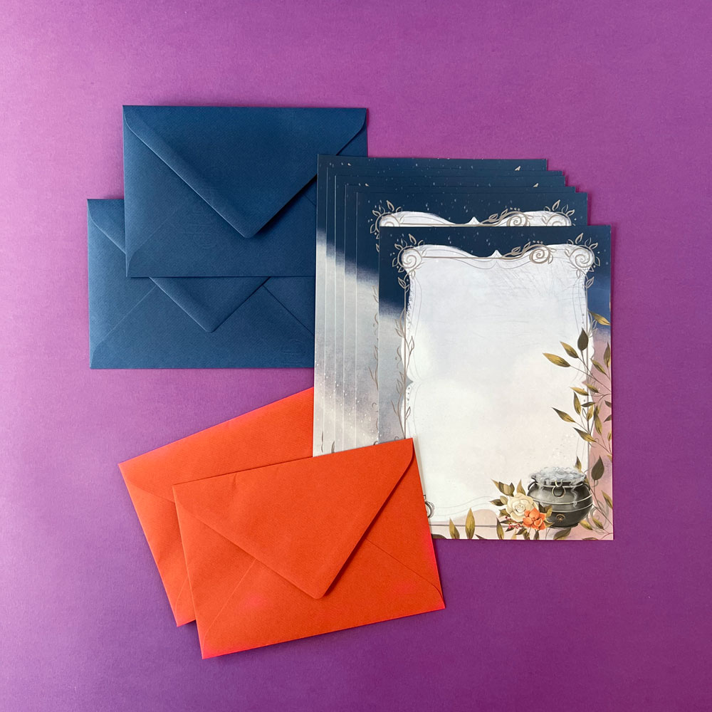 Set Carta da Lettere e Buste - I Segreti del Crepuscolo - PaperVictim